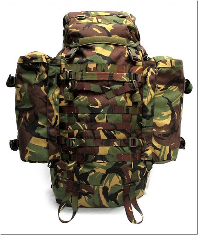 hamer Onderscheid Riskant Woodland Camouflage rugtas / rugzak 80 liter, (Sting) NL leger, gebruikt -  Militaria 4 You