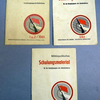 3 lesboekjes DDR Kampfgruppen