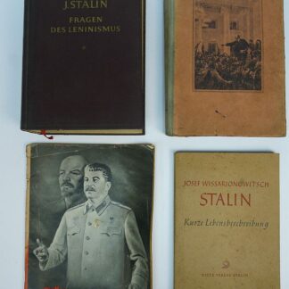 4 DDR boeken Stalin en Lenin, begin jaren 50