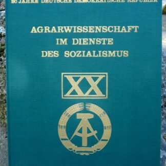 DDR boek, 20 jaar DDR Agrarwissenschaft
