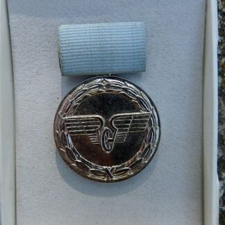 DDR Reichsbahn medaille, 40 jaar trouwe dienst, zilver